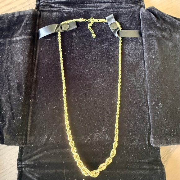 Ring Concierge 14k Graduated Rope Chain Necklace - Picture 3 of 5